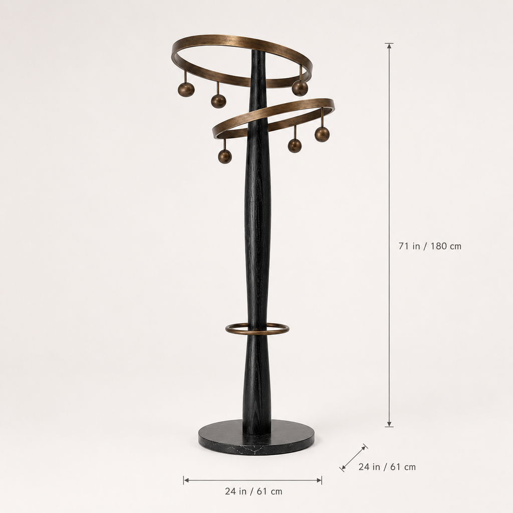 Orbitcollar Sculptural Coat Stand