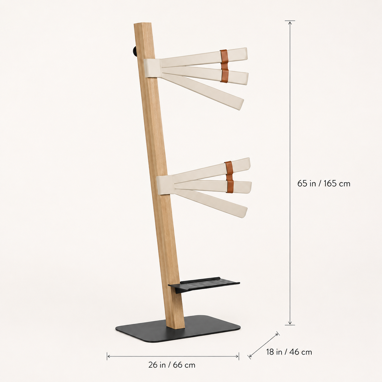 Pleatwing Leaning Wardrobe Rack