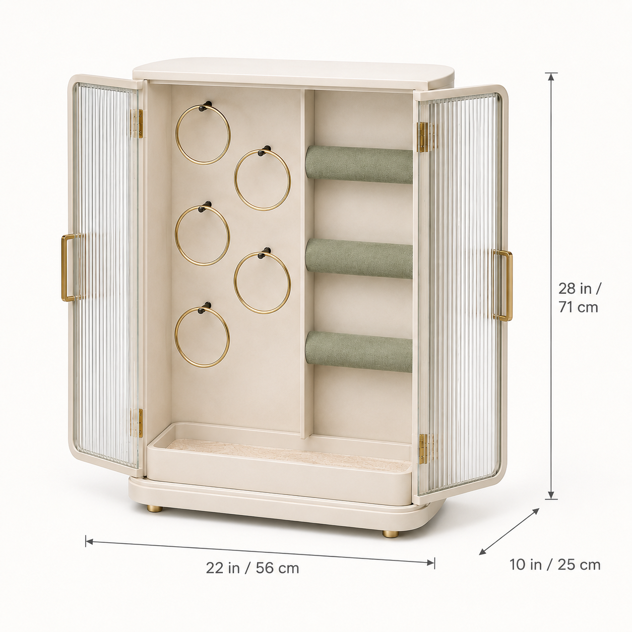 Halogrid Jewelry and Belt Cabinet