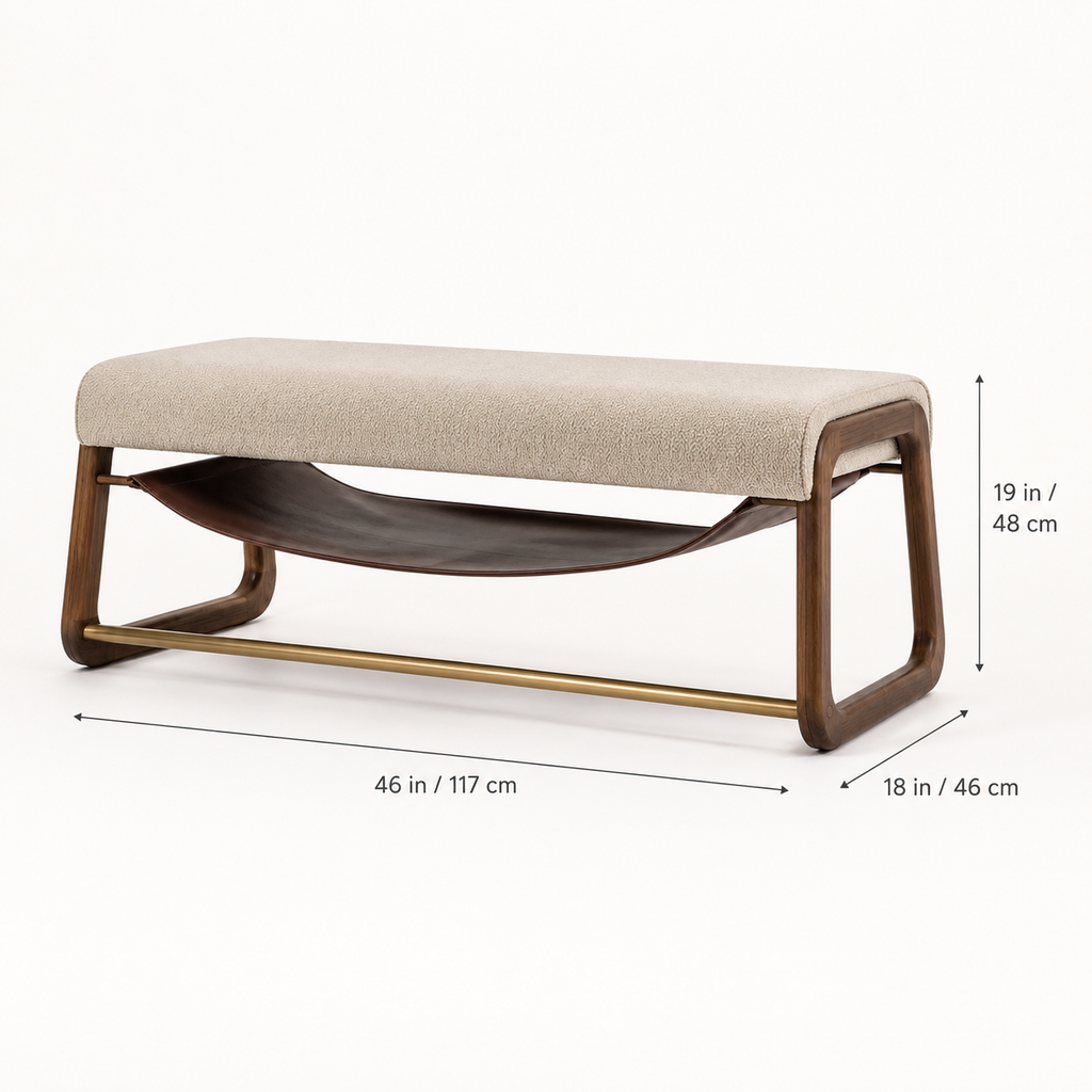 Hemloop Roll-Edge Dressing Bench
