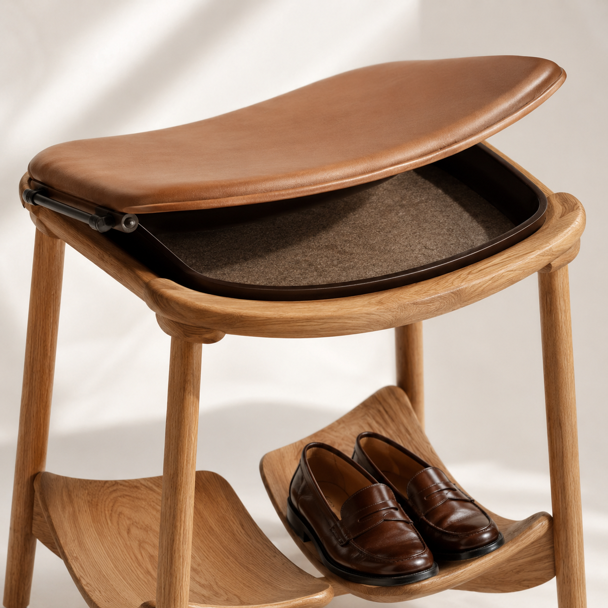 Saddlefold Dressing Stool