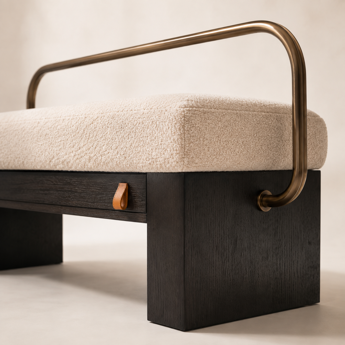 Drapearc Shawl-Rail Bench