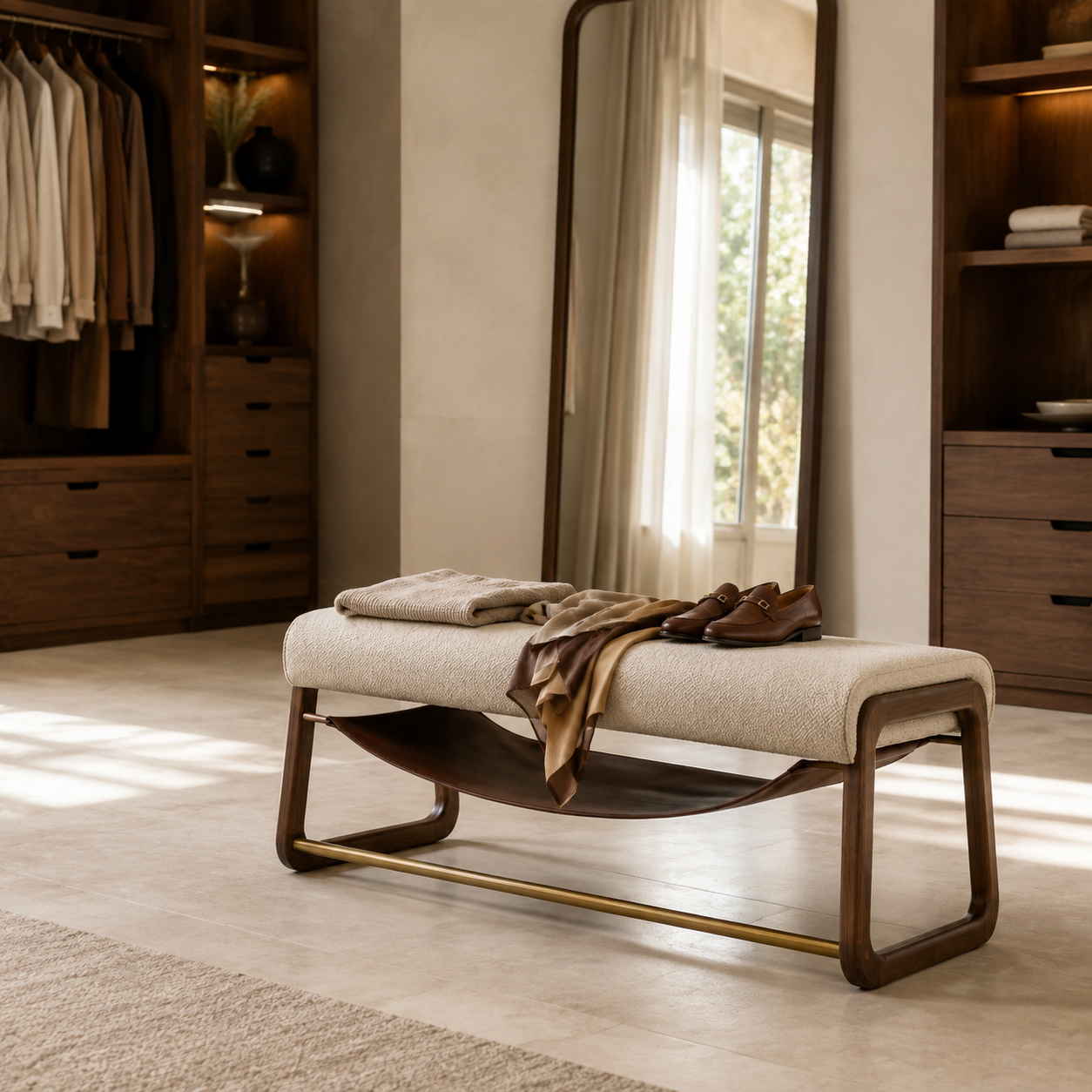 Hemloop Roll-Edge Dressing Bench