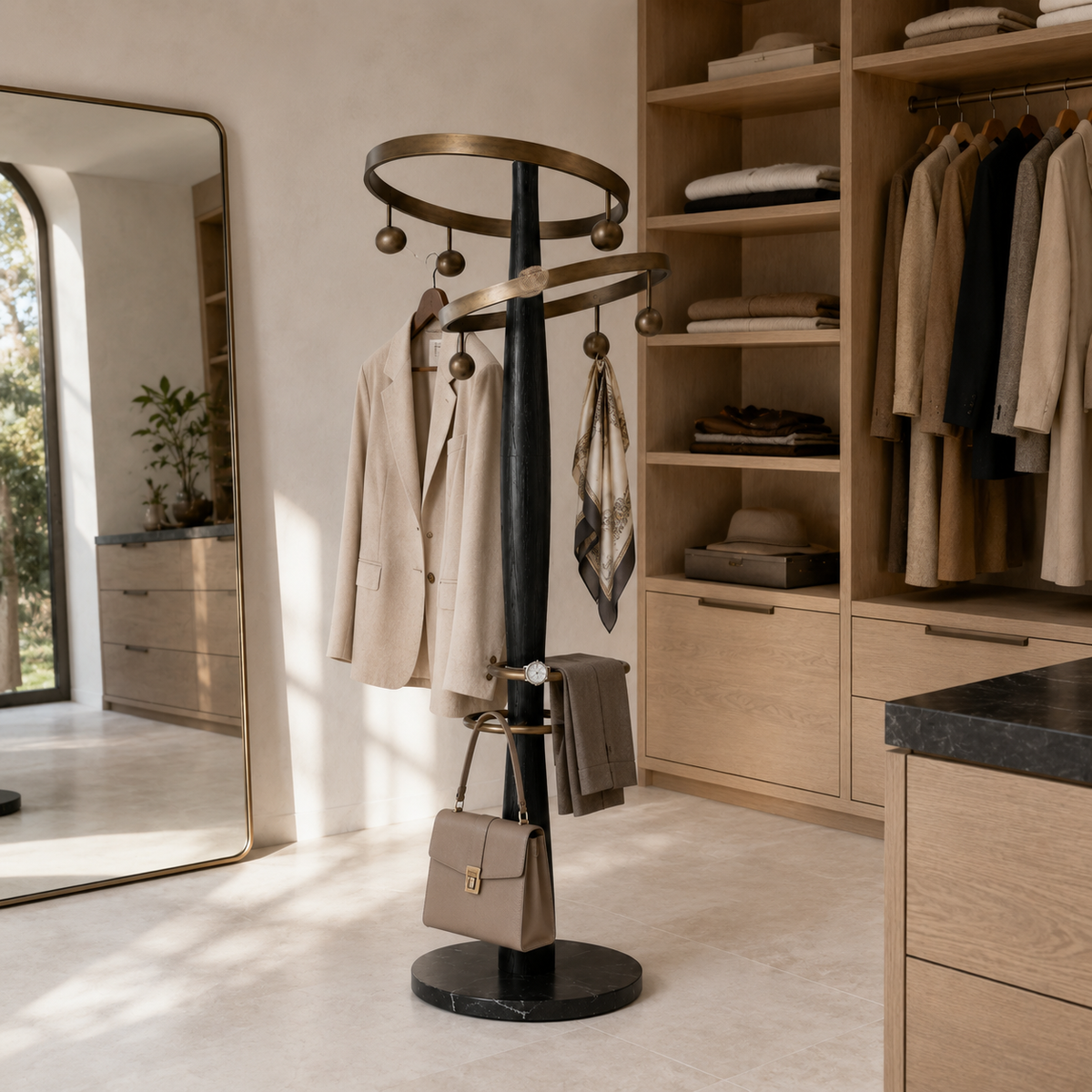 Orbitcollar Sculptural Coat Stand