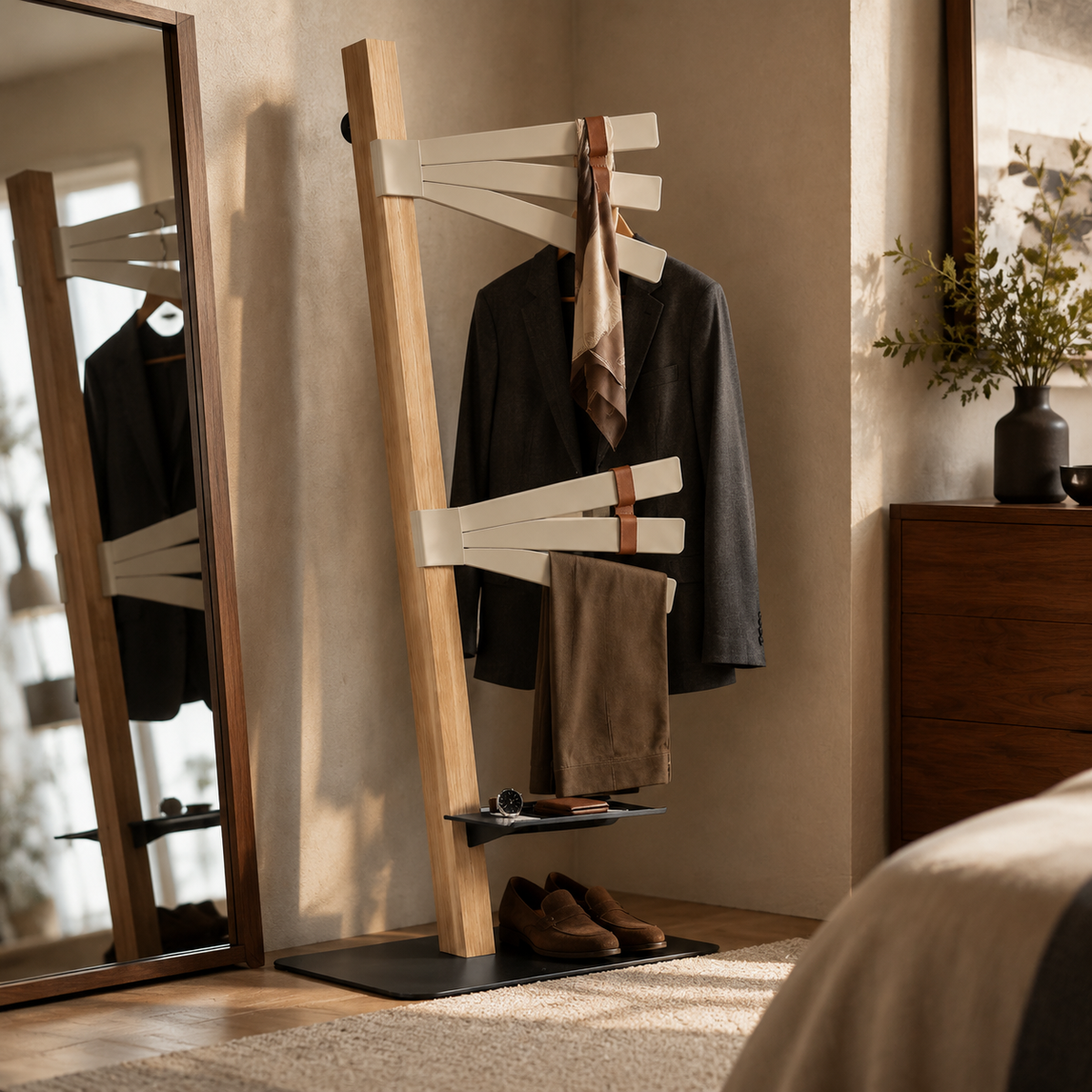 Pleatwing Leaning Wardrobe Rack