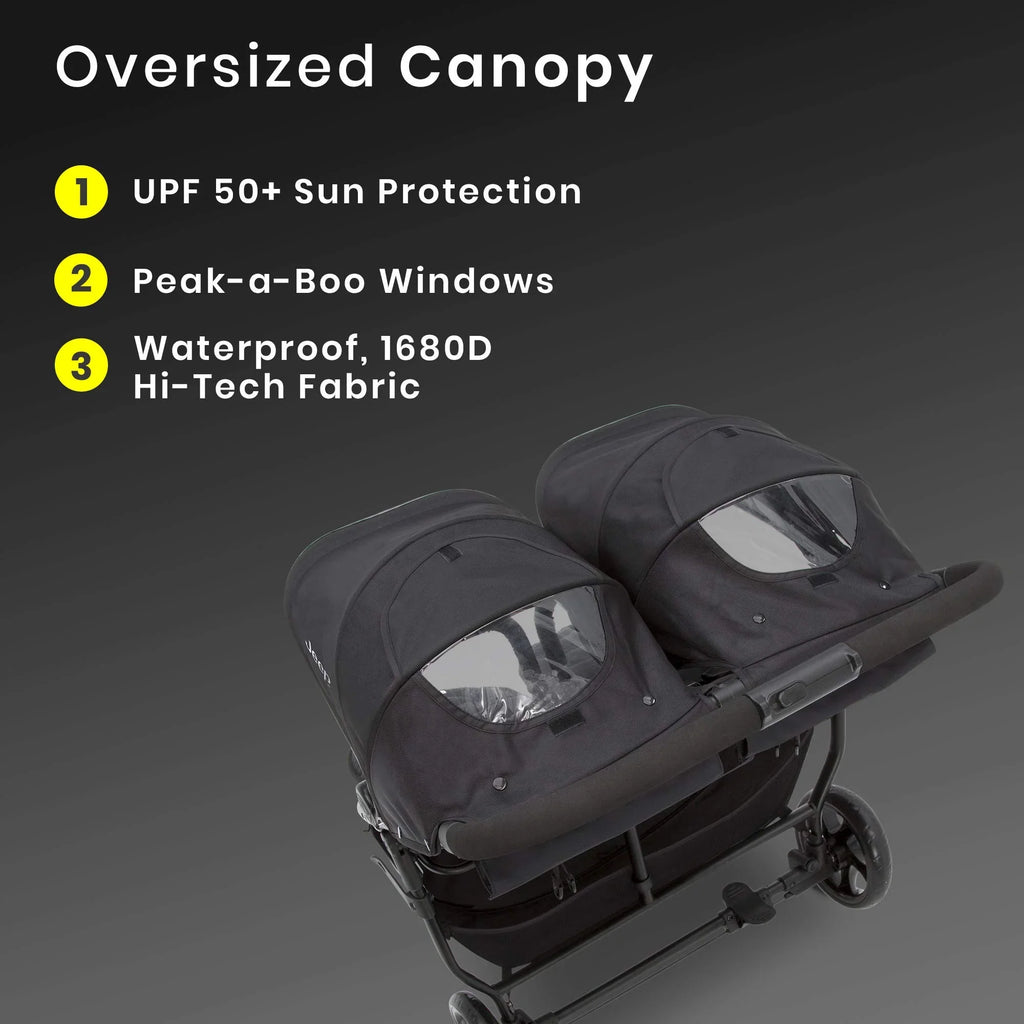 Jeep Destination Ultralight Side x Side Double Stroller