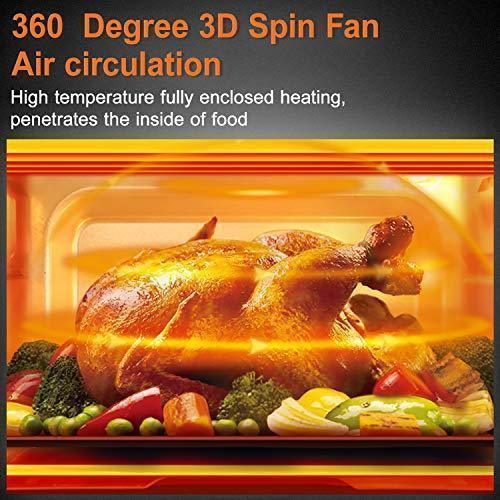 10-in-1 Air Fryer Oven, 20 Quart Airfryer Toaster Oven Combo, 1800W Large Air Fryers, Convection Toaster Oven with Rotisserie Dehydrator.